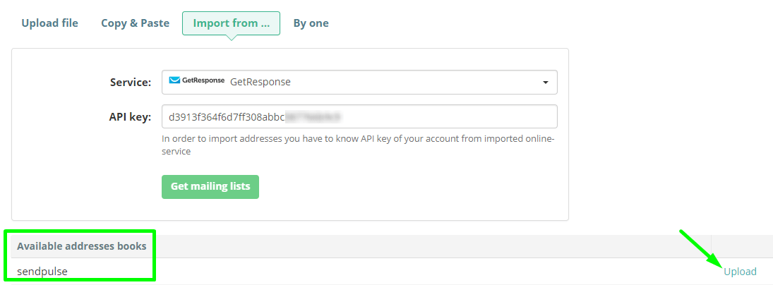 available mailing lists