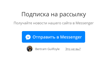 Пример виджета подписи Виджет подписки на сайте