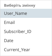 variable selection
