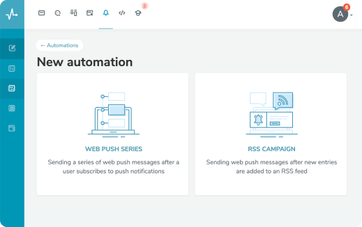 Web push campaign automation