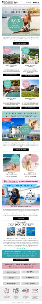 travel with pets email