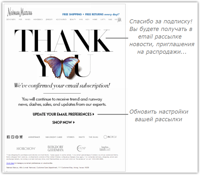 welcome gratitude email