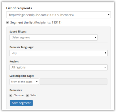 Create Relevant Web Push Notifications in SendPulse | SendPulse