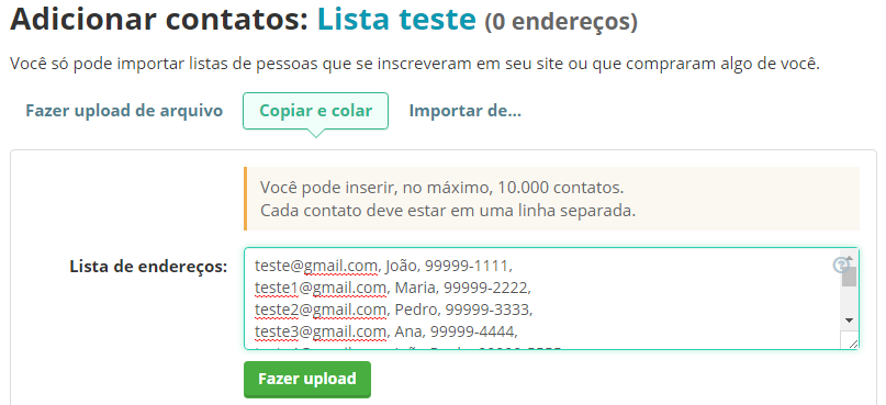 lista