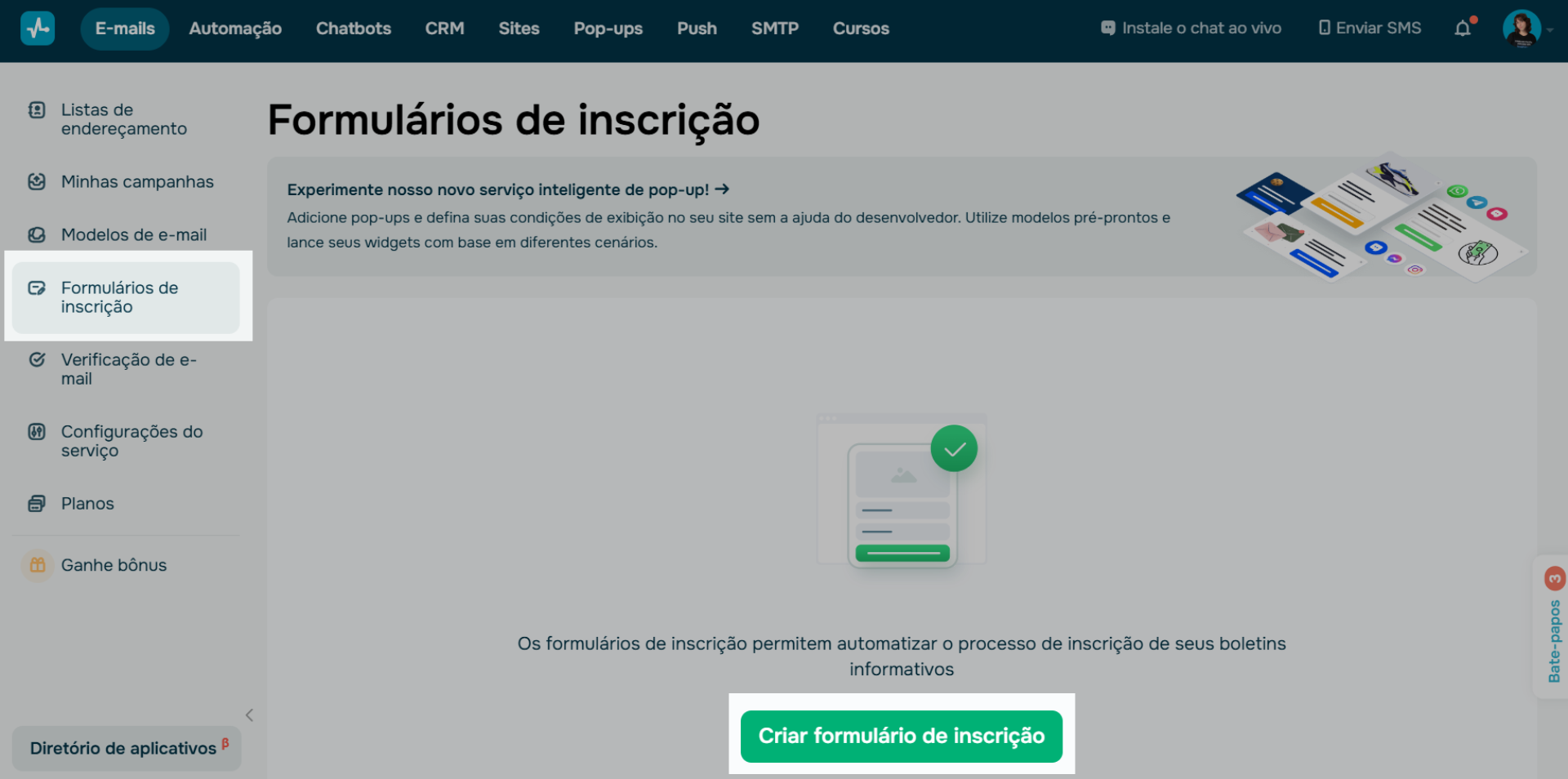 formulario-de-inscrição-sendpulse-passo-a-passo-2