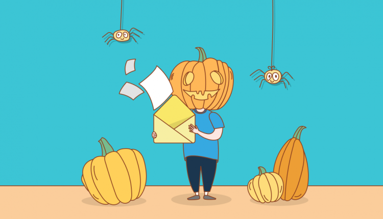 Жуткие и веселые идеи писем на Halloween. Рассылки по email, SMS и мессенджерам