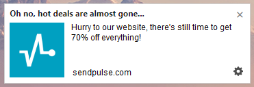 black friday web push notification black friday web push notification
