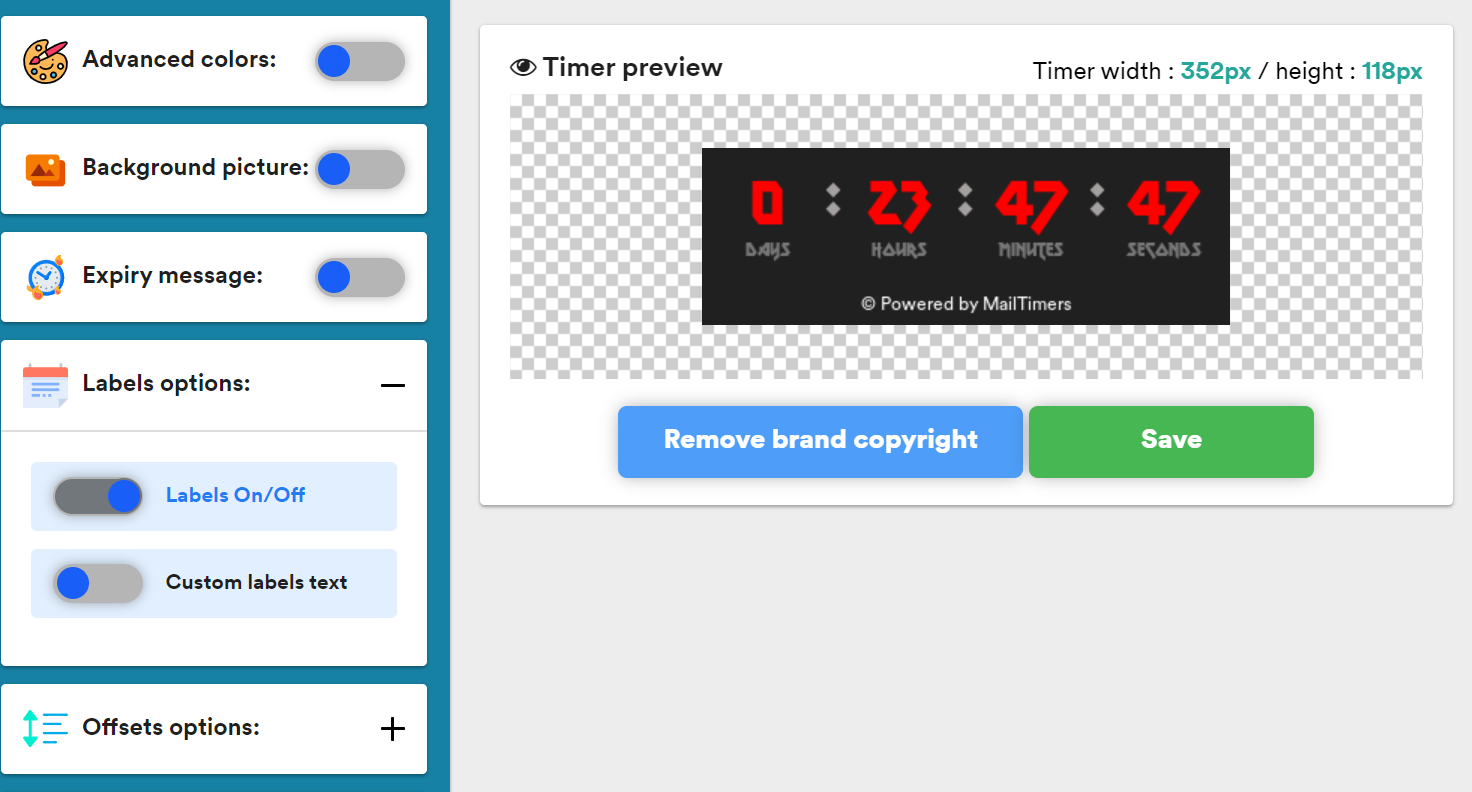 email countdown timer example email countdown timer example