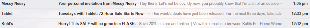 email sender name