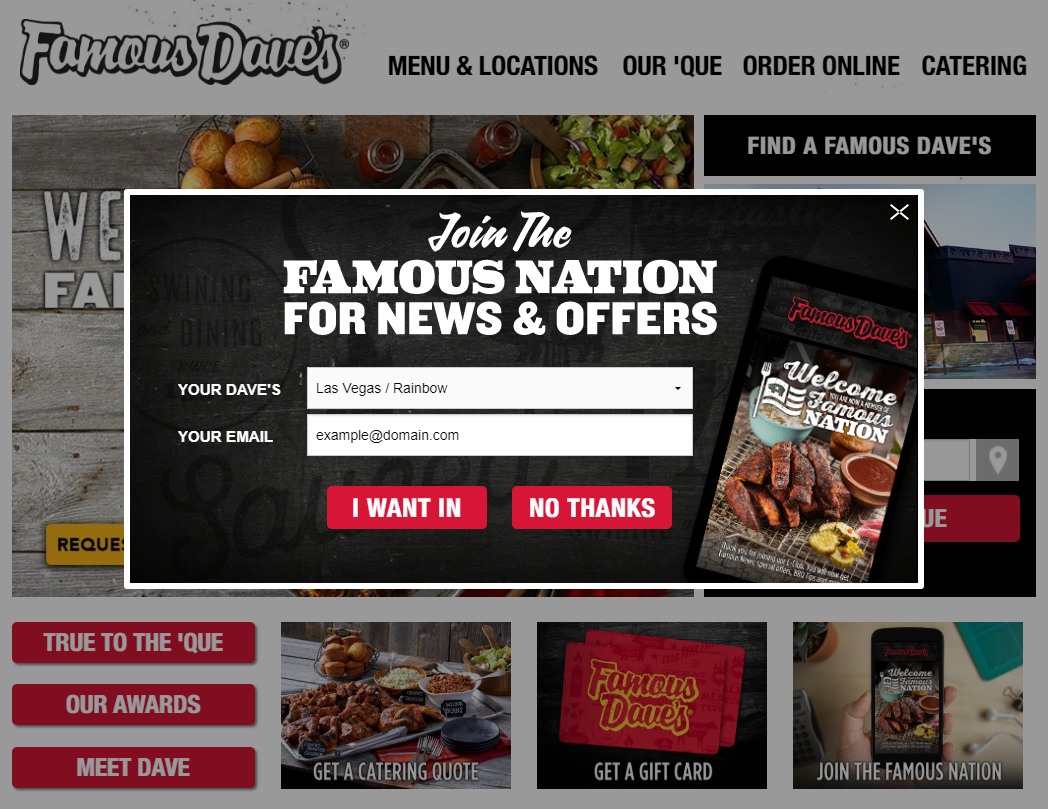 email subscription form for restaurants email subscription form for restaurants