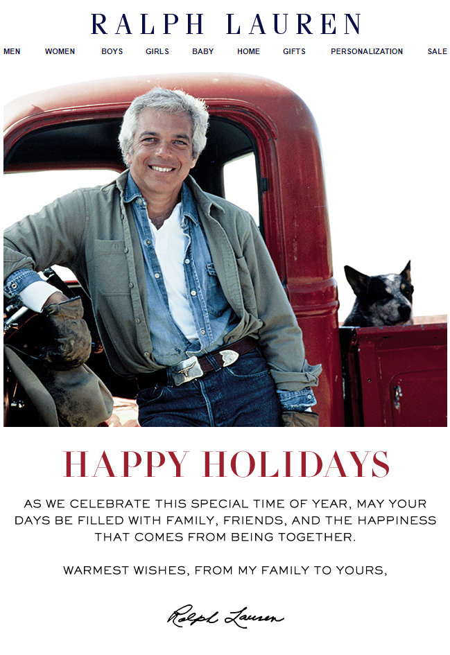 holiday email example holiday email example