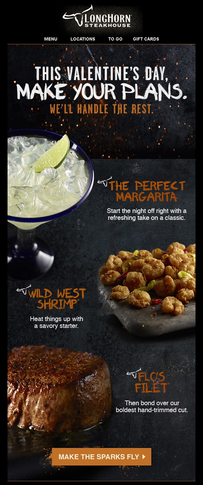 valentine's day email from restaurant valentine's day email from restaurant