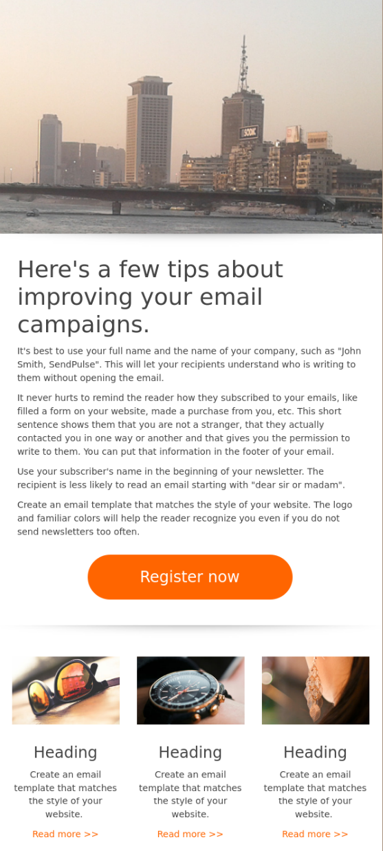 free email marketing template free email marketing template