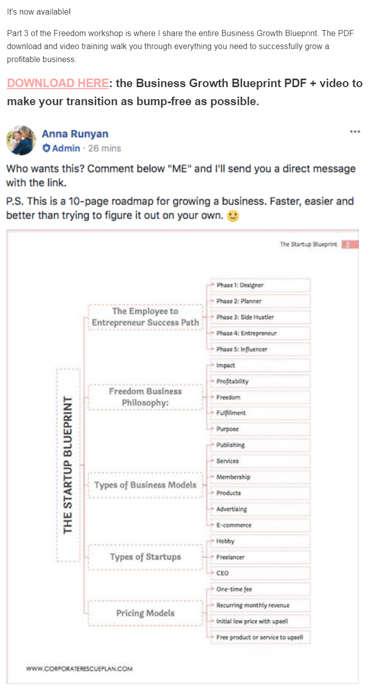 b2b email marketing example