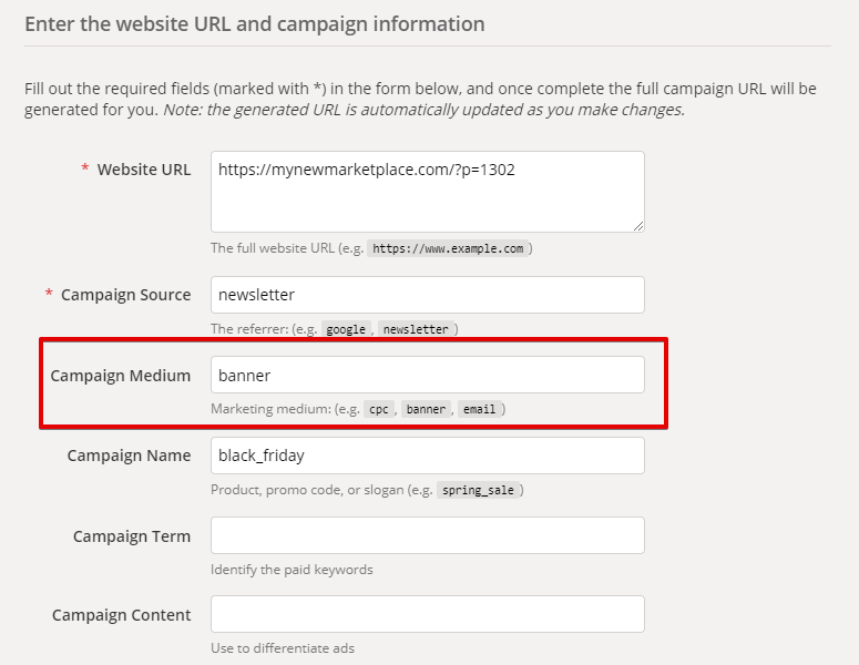 campaign medium in google analytics url builder campaign medium in google analytics url builder