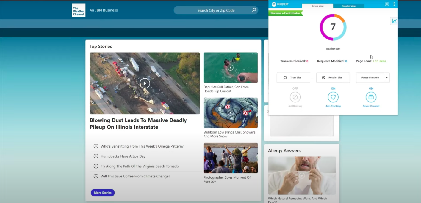 browsing a website browsing a website