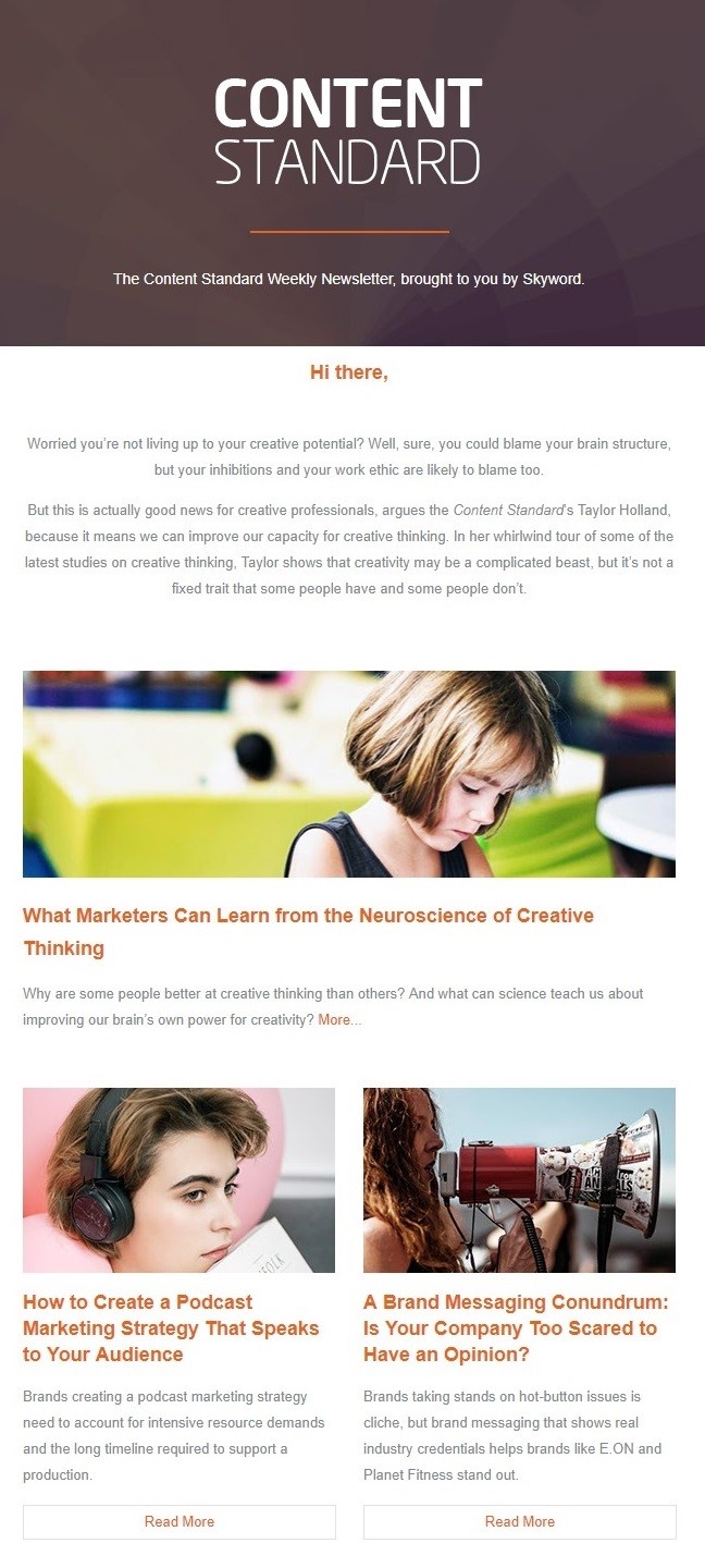 digest email example digest email example