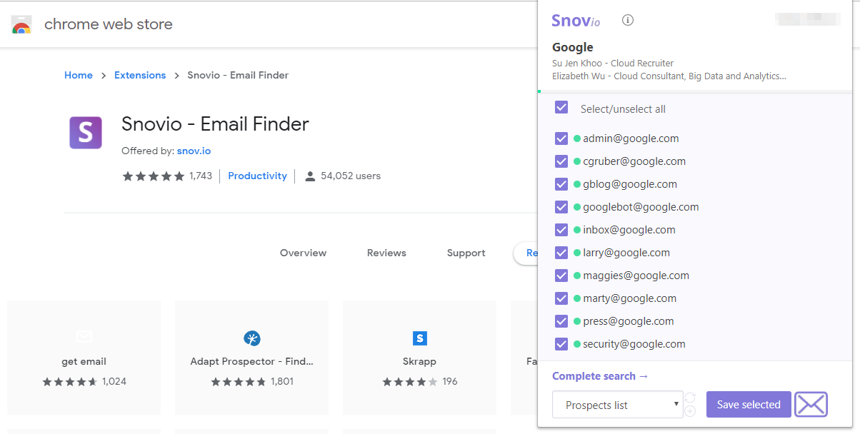 chrome extension for email marketing