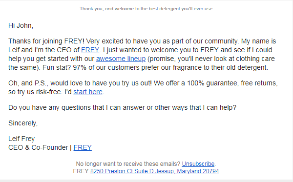 startup email example startup email example