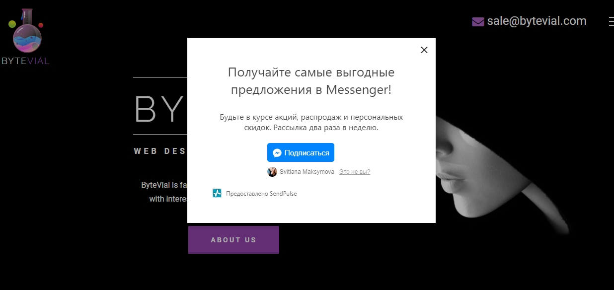 Виджет чат-бота на сайте Виджет чат-бота на сайте