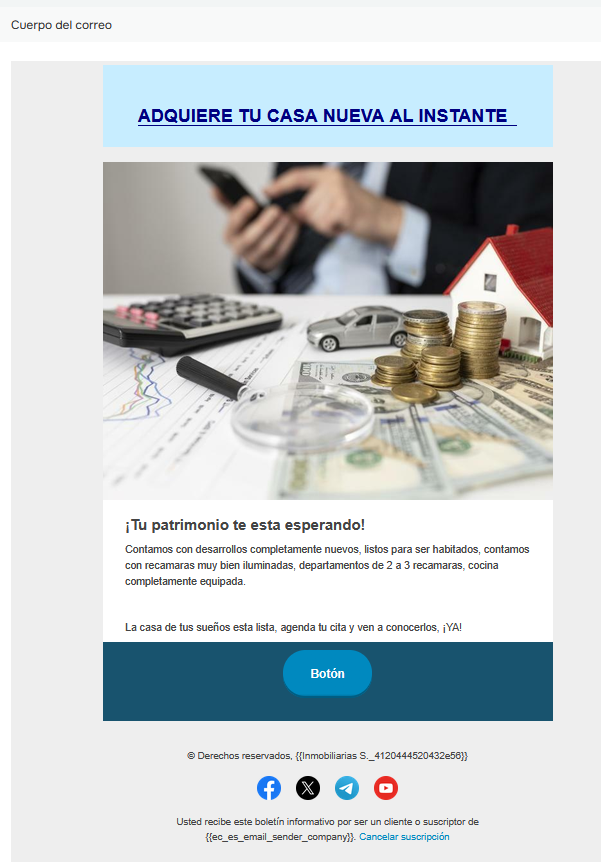 Correo de Prueba de SendPulse.