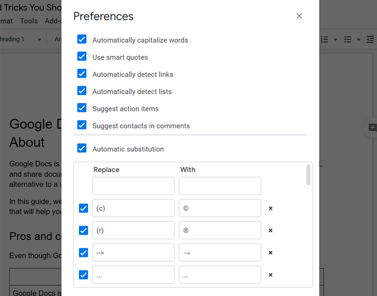google docs hacks preferences google docs hacks preferences