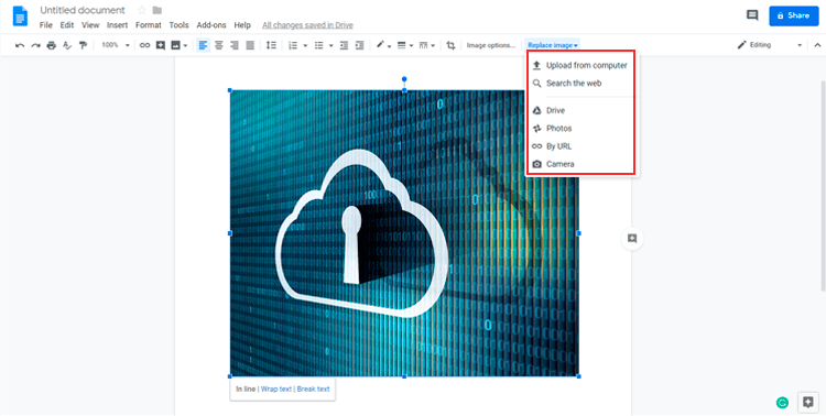 replacing image in google docs replacing image in google docs