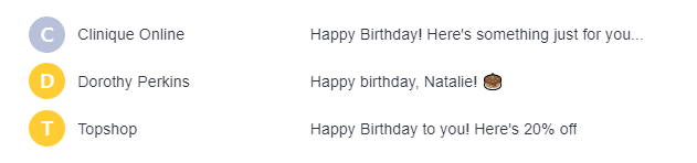 birthday email subject lines