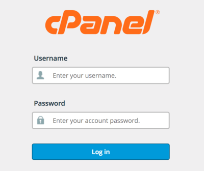 cpanel login