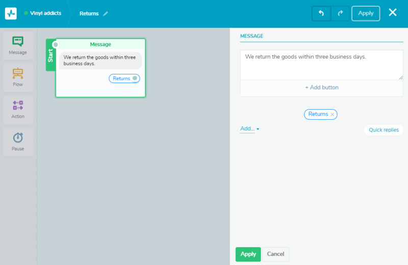 chatbot visual editor chatbot visual editor