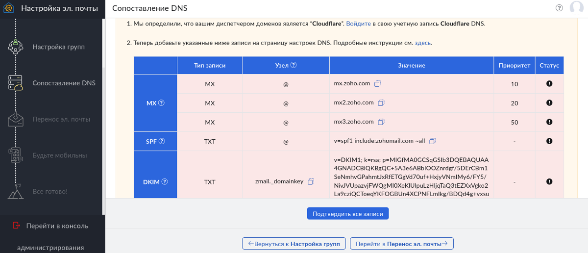 Настройка корпоративной почты Настройка корпоративной почты