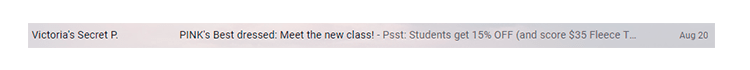 email preheader example email preheader example
