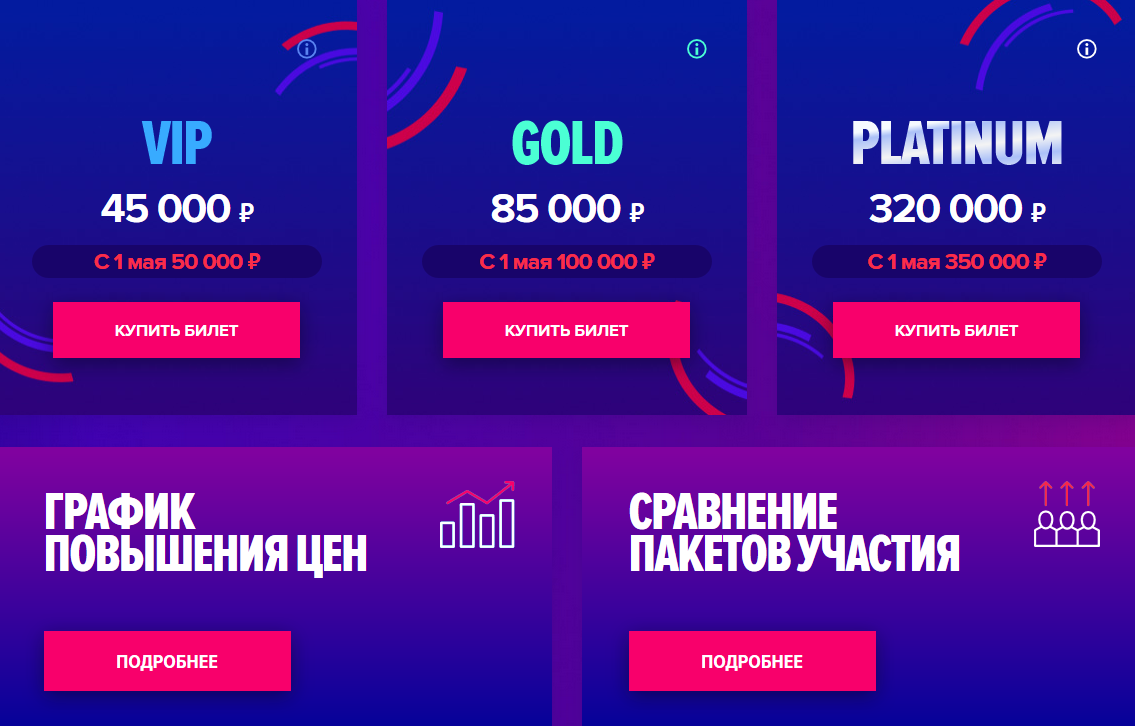 Развернутый блок с описанием и обоснованием цены
