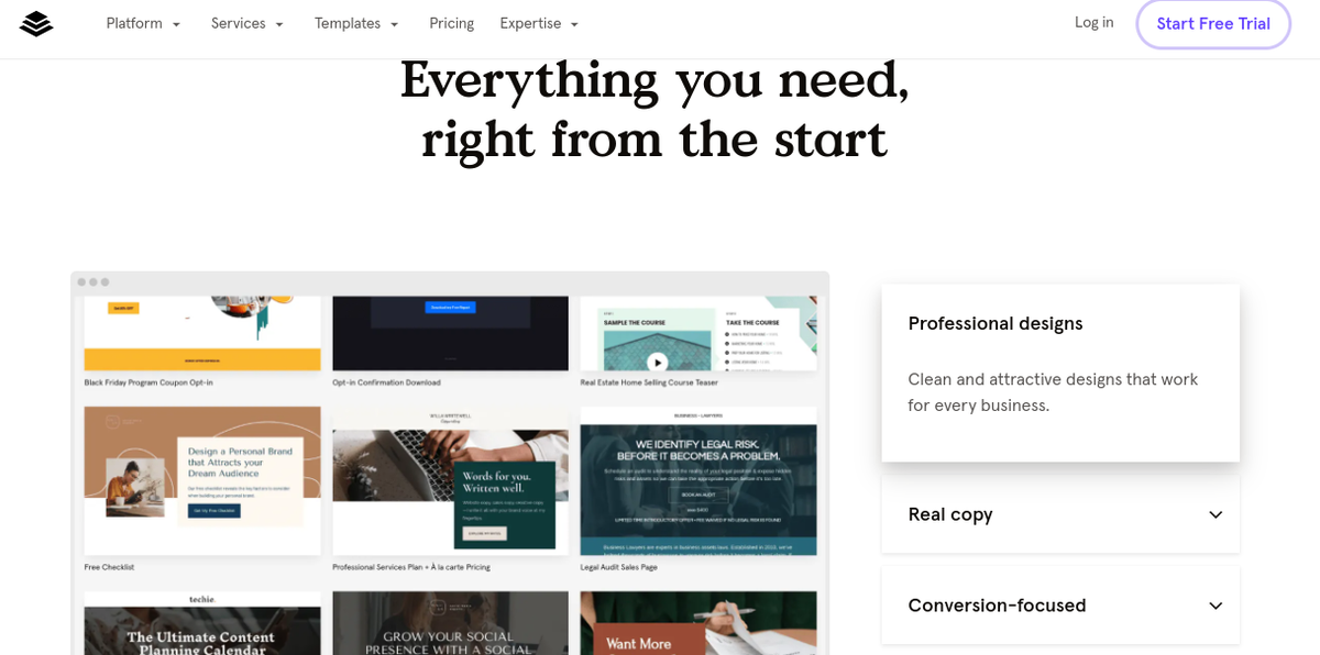 Конструктор лендингов Leadpages Конструктор лендингов Leadpages