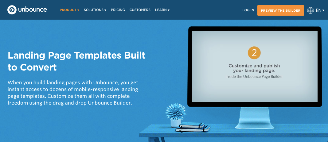 Конструктор лендингов Unbounce Конструктор лендингов Unbounce
