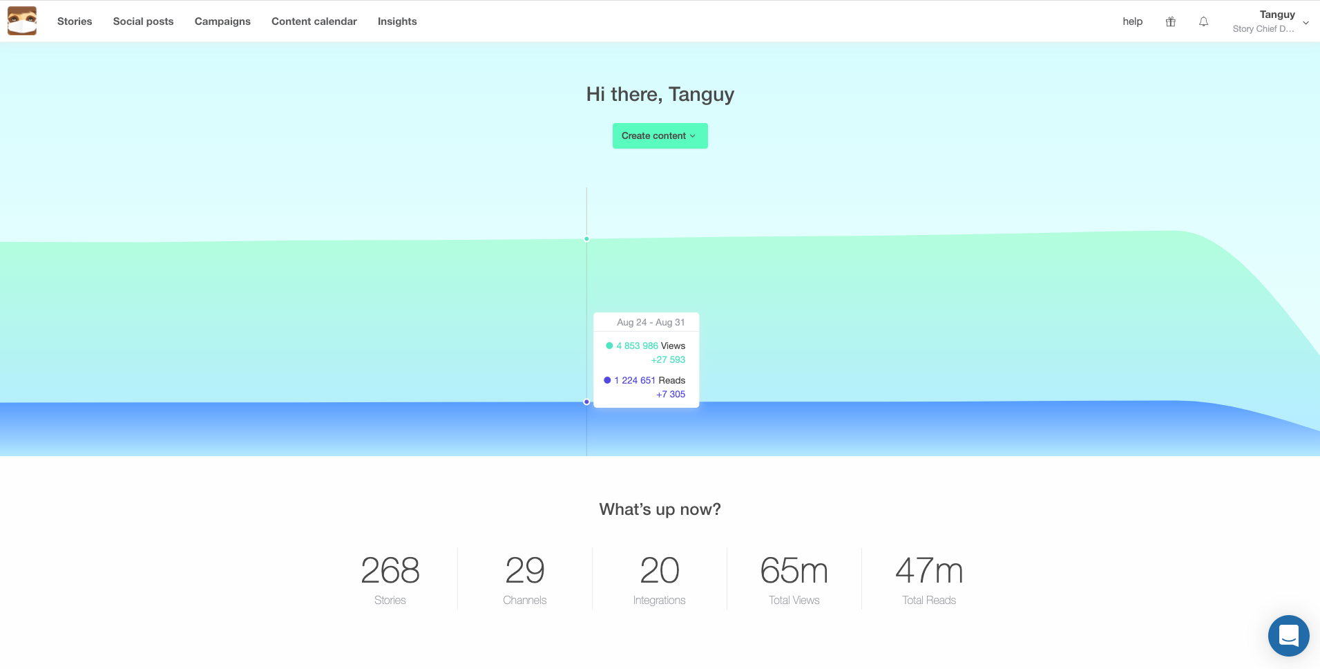 content marketing tool StoryChief