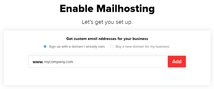 adding custom domain for business email address adding custom domain for business email address