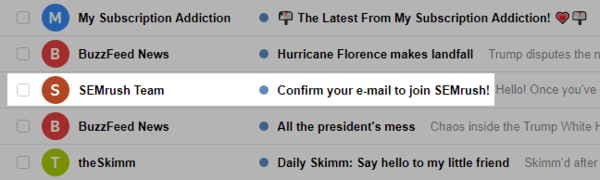subscription confirmation email subject line
