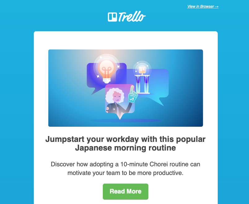 Письмо от сервиса Trello Письмо от сервиса Trello