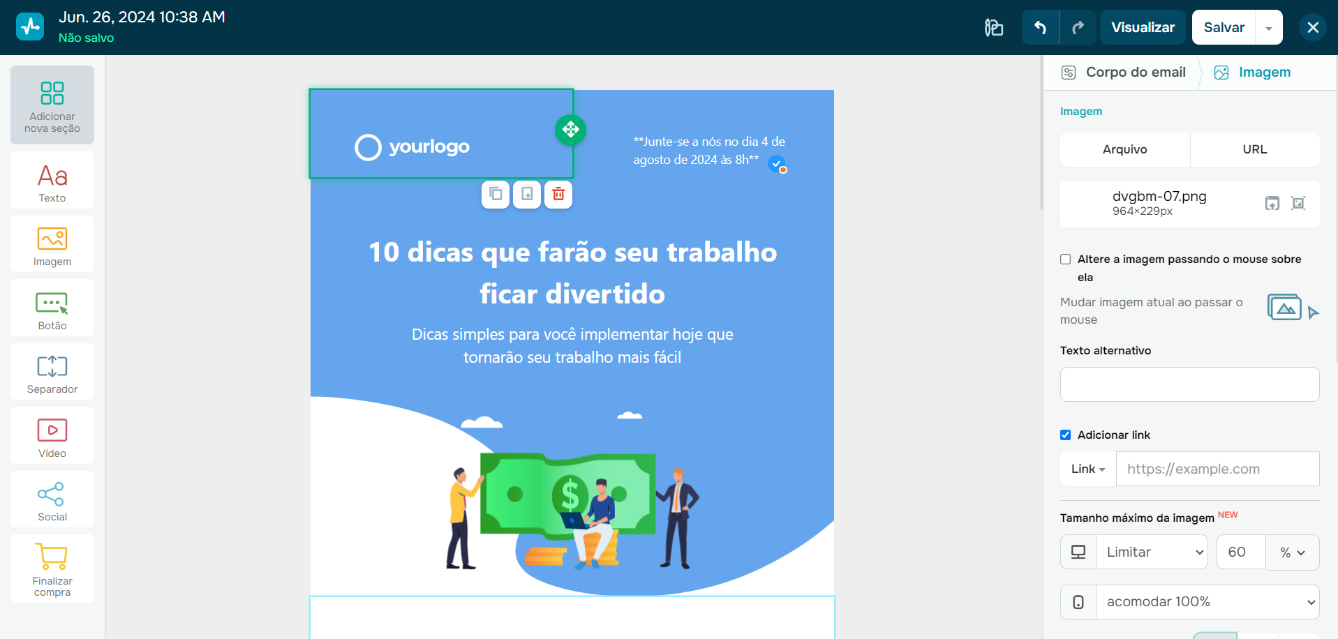 linkedin-servico-de-email-marketing-da-sendpulse