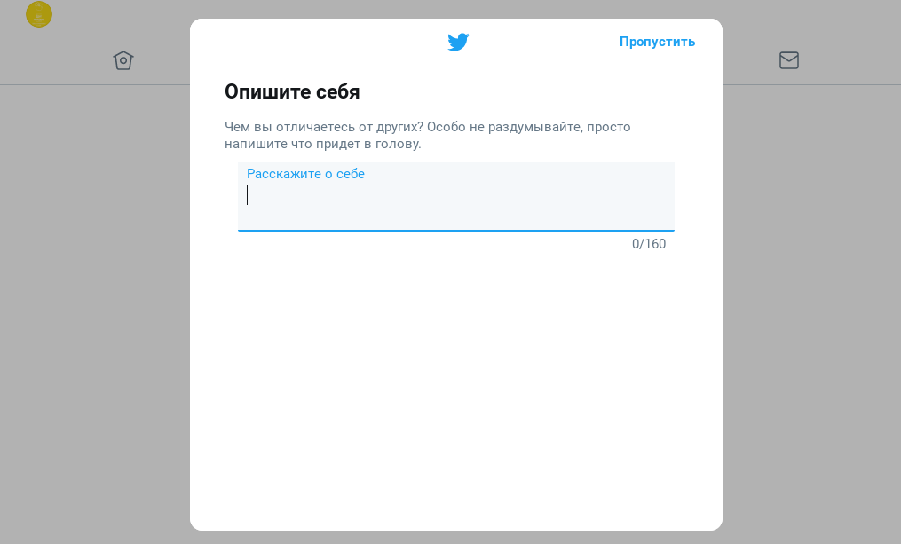 Настройка профиля Twitter Настройка профиля Twitter