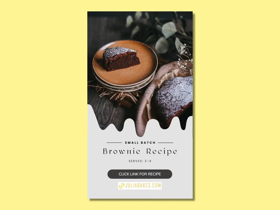 Пример простого CTA в сториз Инстаграм