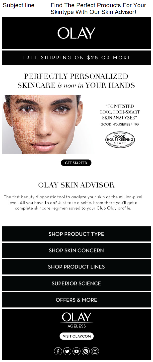 Information about an award used as social proof to make the brand more attractive Information about an award used as social proof to make the brand more attractive
