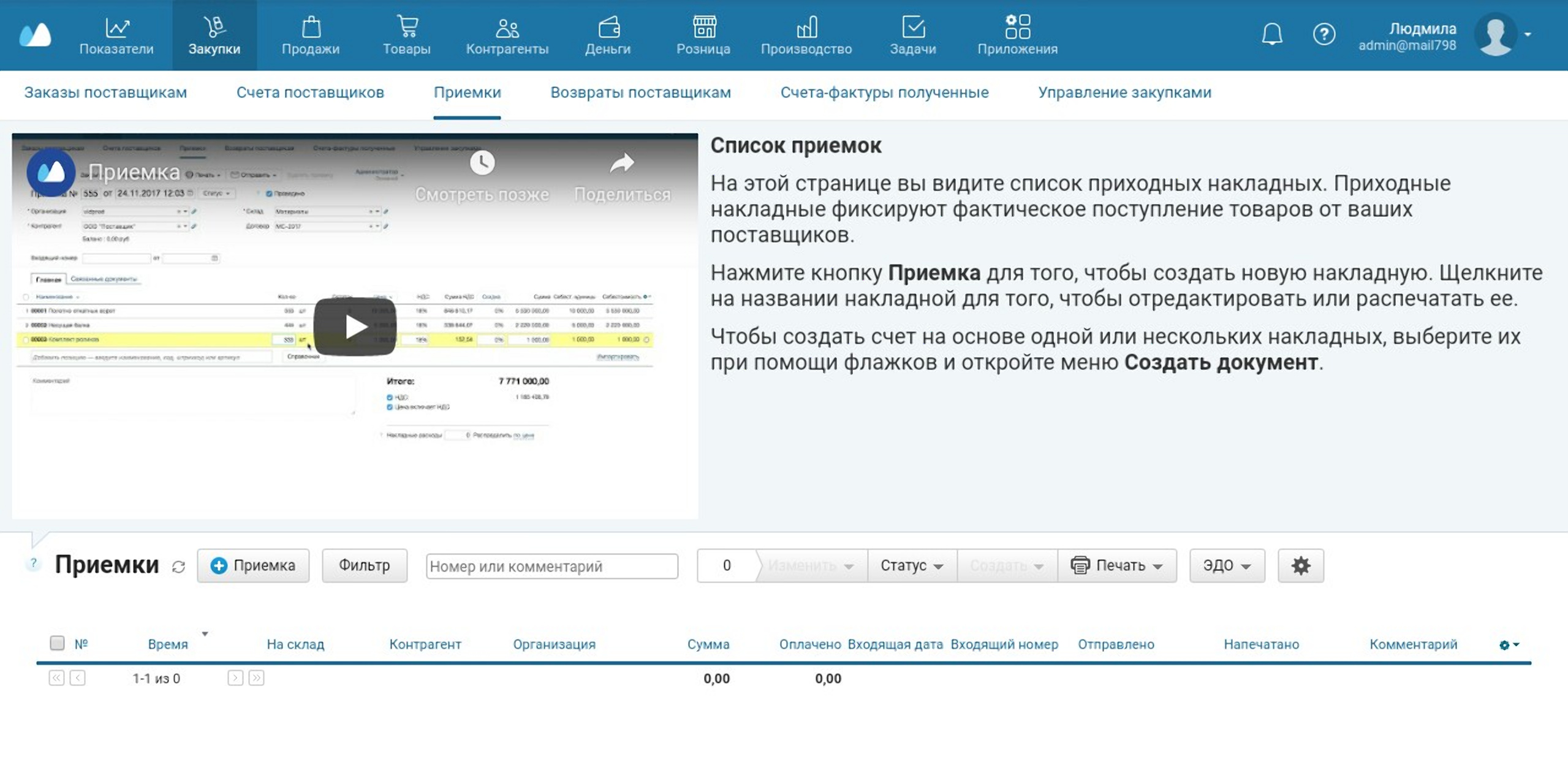 Наглядное управление закупками и отношениями с контрагентами