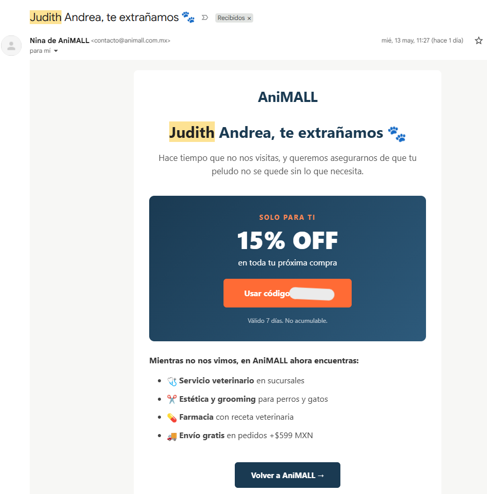 Ventajas del email marketing es la personalización 
