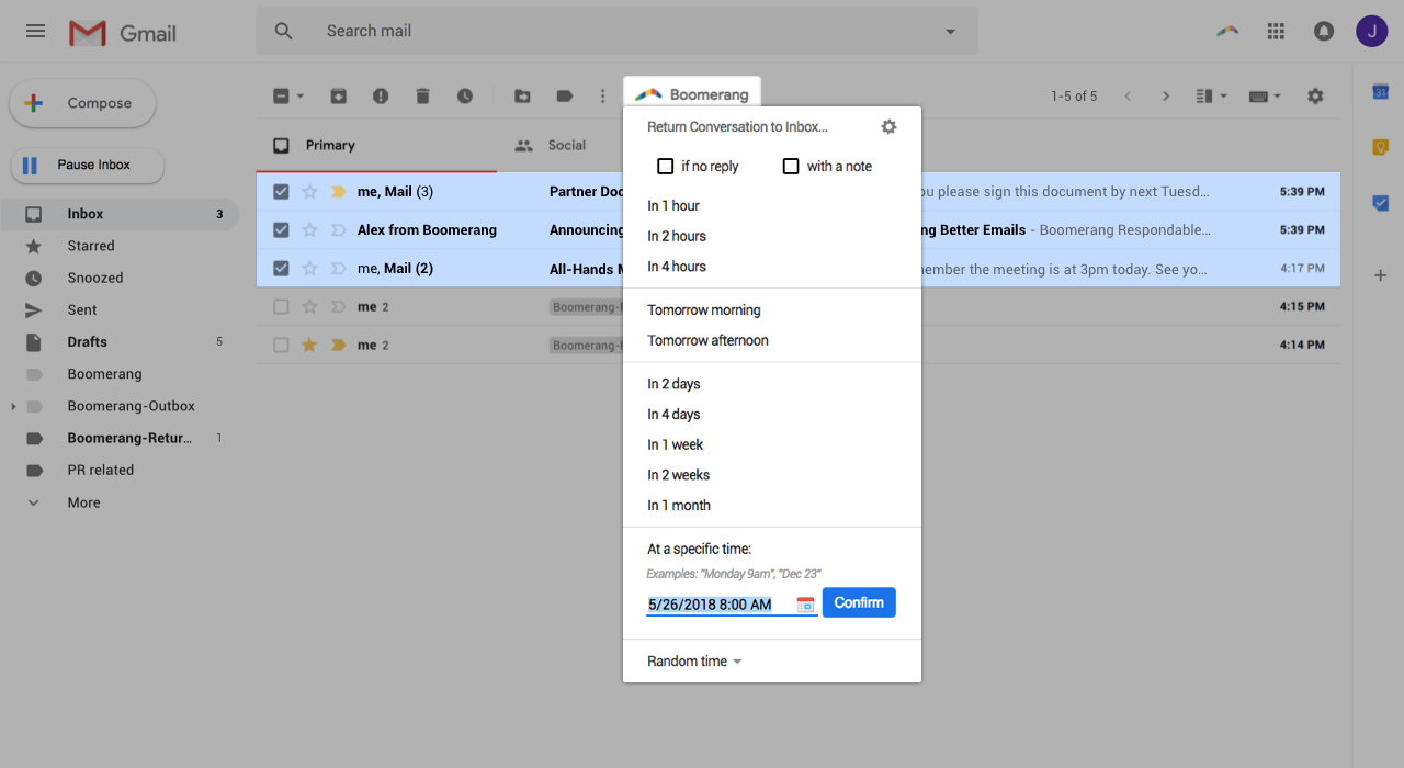 Расширение для Gmail