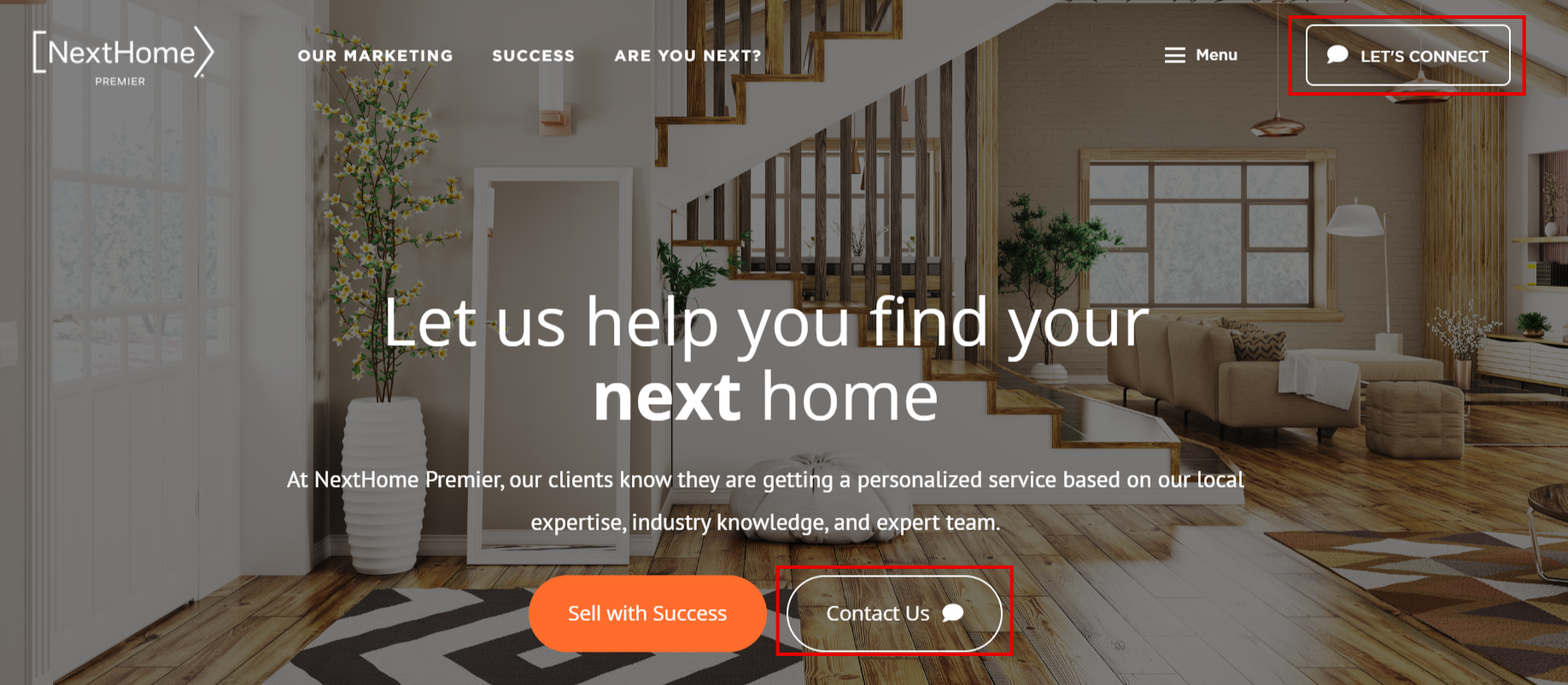 real estate landing page CTA real estate landing page CTA