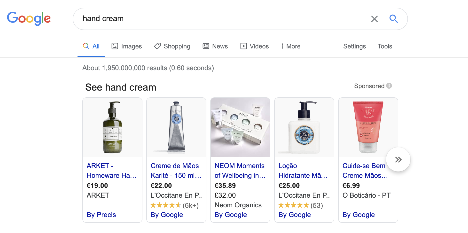 shopping ads on google