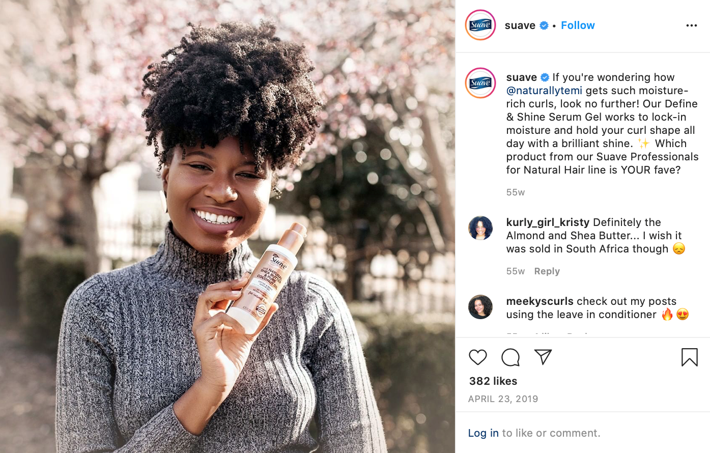 influencer marketing beauty product on Instagram