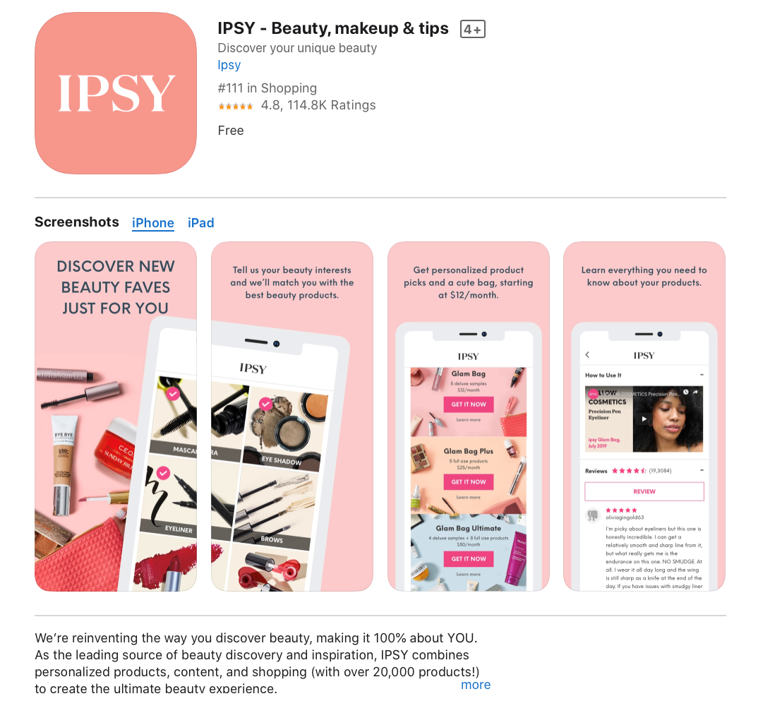 beauty marketing apps